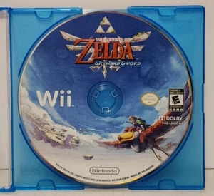 Disco de juego The Legend of Zelda: Skyward Sword Nintendo Wii solo probado - Imagen 1 de 3