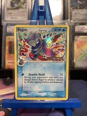BAGON Holo 43/101 COMMON EX Dragon Frontiers Stamped Pokemon Card 2006 LP