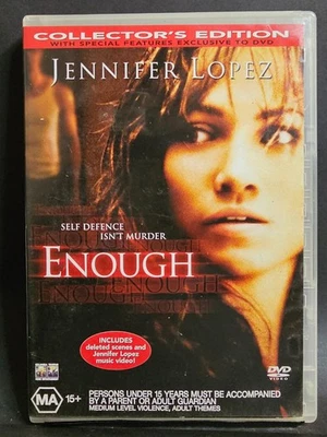 Enough  (DVD, 2002) Jennifer Lopez PAL 4 - image 1 of 3