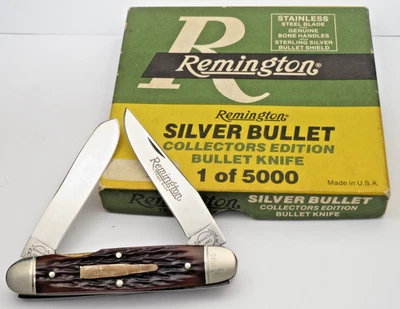 Cuchillo Muskrat Vintage REMINGTON UMC por Camillus R4466 - 1988 Silver Bullet Foto 1 de 4