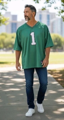Camiseta deportiva Jalen Hurts Philadelphia Eagles Kelly verde réplica XL nueva sin etiquetas Foto 1 de 4