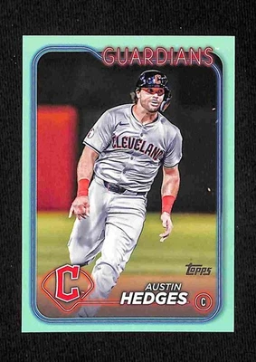 2024 Topps Update Series - Austin Hedges #US174 Aqua - Image 1 of 2
