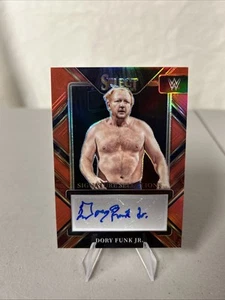 2023 Panini Select WWE Signature Selections Dory Funk Jr. AUTO Red Prizm /49 - Picture 1 of 13