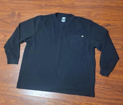 Camisa soldadora Dickies para hombre 2XL negra manga larga bolsillo algodón pesado BONITA OFERTA Foto 1 de 3