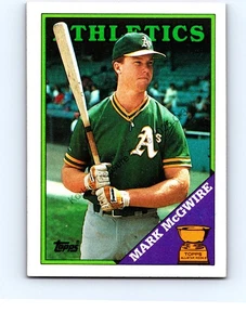 Mark McGwire #580 Oakland Athletics 1988 Topps Excellent - Bild 1 von 2