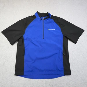Camisa Pullover Cutter & Buck Para Hombre Mediana Azul Negra CB WeatherTec ConvergeOne - Imagen 1 de 13