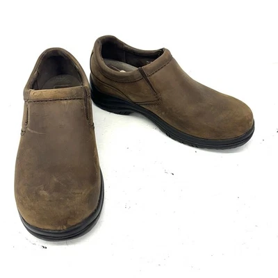 Zapato sin cordones DANSKO WYNN de cuero marrón resistente al deslizamiento para hombre talla 46 EE. UU. 12,5-13 Foto 1 de 4
