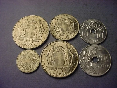 Juego de 6 Grecia años 60 como nuevo #92781 Foto 1 de 2