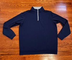 Camicia Peter Millar Crown Sport Perth Performance 1/4 zip uomo grande Brookfield - Foto 1 di 7