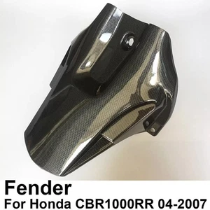 1Pcs For Honda 2004-07 05 06 Rear CBR1000RR MudguardsCarbon Fiber Flexible - Picture 1 of 3