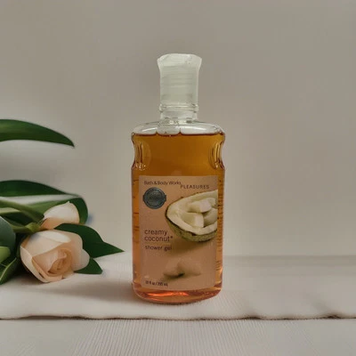 Gel de ducha Bath & Body Works Pleasures CREAMY COCONUT 10 oz ¡COMO EN LA FOTO! Foto 1 de 4