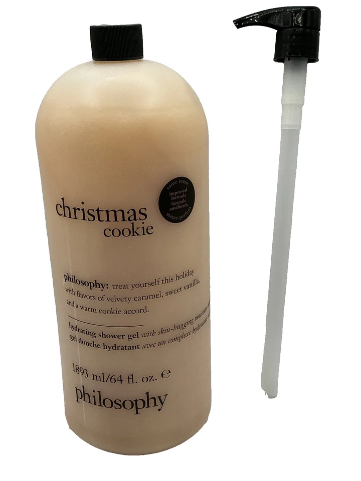 Philosophy Christmas Cookie 3 in 1 Hydrating Shower Gel 64 oz pump