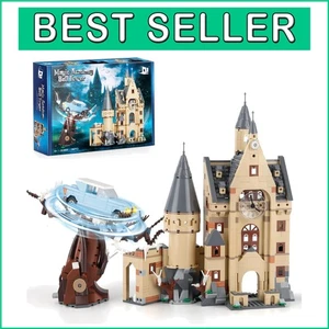 Creative Building Blocks Castle Set with Clock Tower - Perfect for Displays - Picture 1 of 9