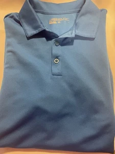 Nike Golf Dri-fit Blue Polo Shirt Men’s Size L Short Sleeve - Picture 1 of 2