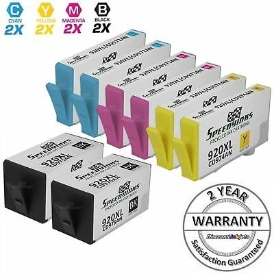 8 BLACK COLOR 920 XL 920XL set CD975AN Ink Cartridge for HP 6000 6500 6500A Plus - Image 1 of 4