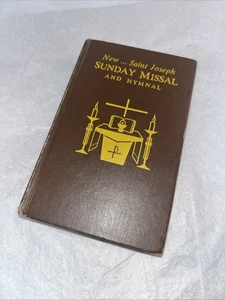 1967 New Saint Joseph Sunday Missal And Hymnal 6” Hardcover - Picture 1 of 14