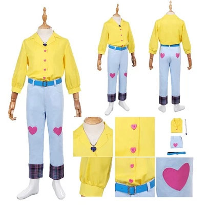 Superestrella Coreana Romance Saja Niños Disfraz Juegos con disfraces Halloween Chaleco Pantalones + Collar Foto 1 de 4