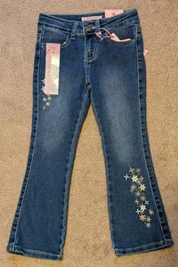 Gogo Star Girl's Flare Leg Stretch Denim Jeans Size 6 NWT - Picture 1 of 5