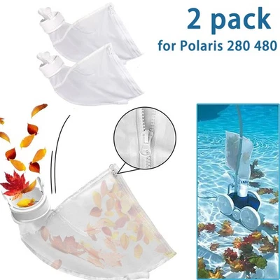 2 Pack Pool Cleaner Bags All Purpose Filter Bag for Polaris 280 480 Part K13 K16 - Image 1 of 4