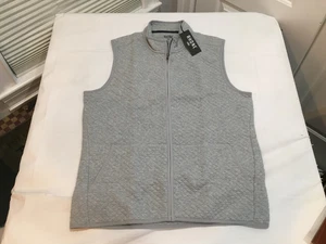 NWT $138.00 Rhone Mens Gramercy Quilted Vest Gray Sz XL - Picture 1 of 2