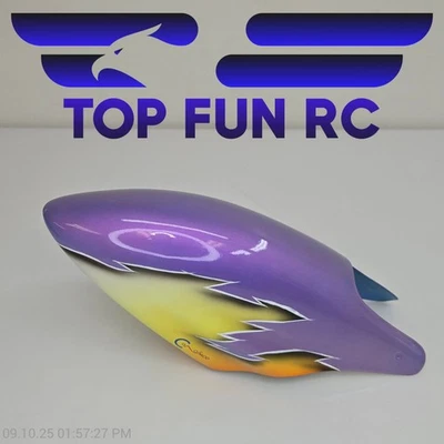 Canomod Airbrush Fiberglass Canopy For 450 Size Helicopter  - Image 1 of 2