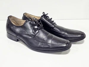 Alfredo Men's Moc Toe Oxford Dress Shoes S/Johnston-5 Black - Size 10.5 43 - Picture 1 of 8