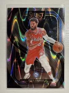 Paul George 2024 Select Wave Prizm Sixers Premier Level - Picture 1 of 2