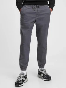 Pantalones de chándal Gap GapFlex tejido de sarga de algodón elástico carbón - para hombre talla grande - nuevos con etiquetas - Imagen 1 de 11