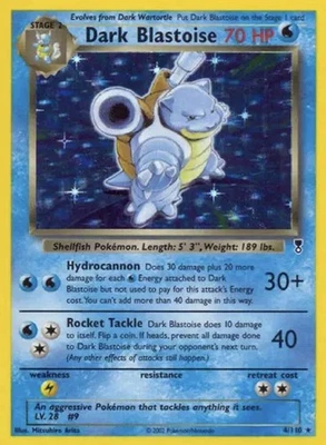Dark Blastoise 4/110 Pokemon Legendary Collection Holo Rare Moderately Played MP - Image 1 of 3