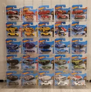 Blister 25 Scomparti Collettori Hot Wheels Auto Parete Espositore Telaio Rack - Foto 1 di 12