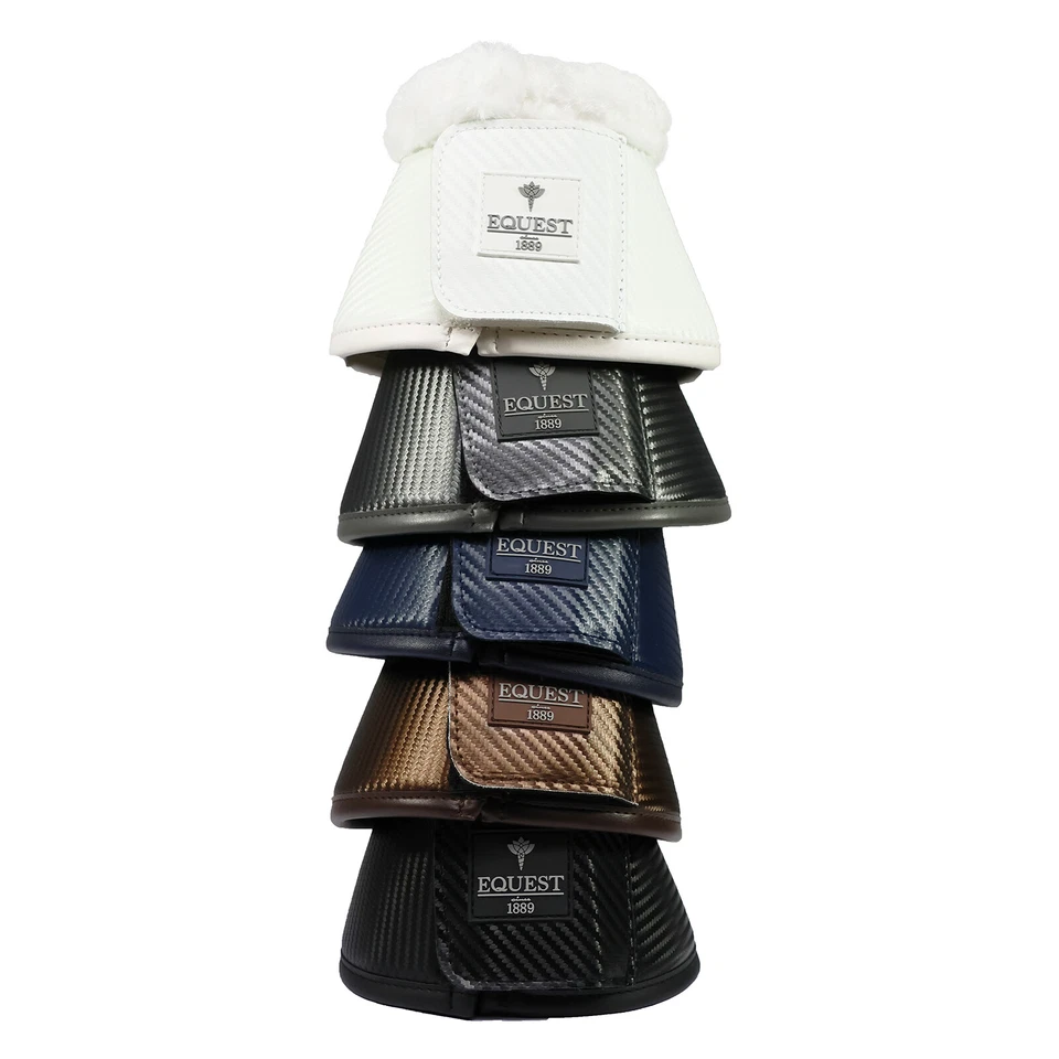 Equest Hufglocke Air Flow Mesh Carbon 2er Set - Bild 1 von 4