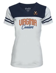 Old Varsity Brand NCAA Virginia Cavaliers Women's JRS Football T-Shirt, White... - Picture 1 of 1