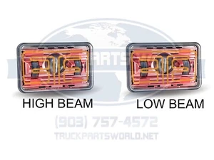 Pair of 4x6" Premium DOT LED Projector Headlight w/ "Quick Heat" Technology - Picture 1 of 9