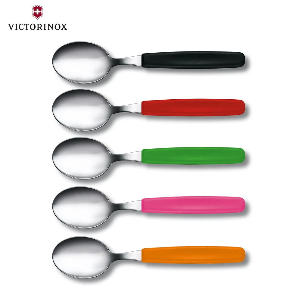 New 6 x VICTORINOX Swiss Classic Table Spoon Set 20cm Nylon Ergonomic Handle - Bild 1 von 1