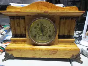 1890's Antique Seth Thomas 8 Day Adamantine Mantle Clock nice condition - Picture 1 of 9