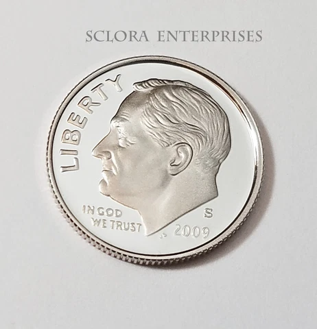 2009 S Roosevelt *CLAD PROOF* Dime  **FREE SHIPPING** Cover