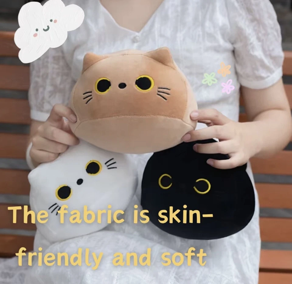 Cat Plush Toy Cartoon Stuffed Dolls Cute Animal Plush Toy Pillow - Image 1 of 4