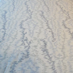 Tela Fabricut Francés General Provincal Moire Mezcla de Lino 2 yardas 20" Azul Claro - Imagen 1 de 9