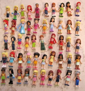 Large Lot 50 LEGO® Minifigures Friends - Picture 1 of 7