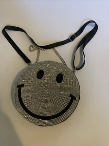 Bolso Bandolera Columpio Alessia Nuevo Estrás Cara Smiley - Imagen 1 de 5