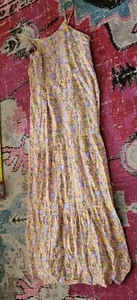 NEW NWT Art Class girls XXL 18 20 yellow long summer floral dress sundress tween - Picture 1 of 3