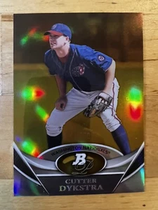 2011 Bowman Platinum Prospects Gold Refractor #BPP77 Cutter Dykstra /50 - Picture 1 of 3