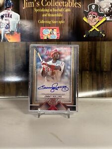 2023 Topps Museum Collection JIMMY ROLLINS ARCHIVAL AUTOGRAPHS 15/25 GOLD AA-JRO