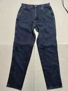 Rocky Mountain Size 15/16  X 34 Women's  Blue Denim Mom Western Jeans Mexico Vtg - Picture 1 of 12