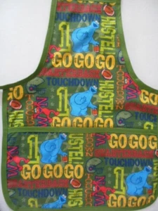 "Delantal para niños - diseño de fútbol calle SESAME, NUEVO, 13"" X 17" - Imagen 1 de 2