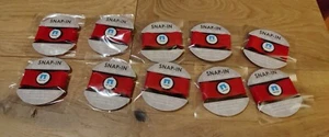 NEW Lot Of 10 Snap-In Reusable Silicone Cord Organizer RED NetApp  - Afbeelding 1 van 3