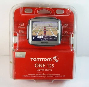 New Sealed TomTom One 125 Portable GPs Car Navigation System 3.5" Touch Screen - Picture 1 of 6