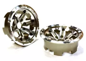 Billet Machined 6 Spoke Outside Half Wheel (2) for 1/10 Axial Yeti Rock Racer - Picture 1 of 1