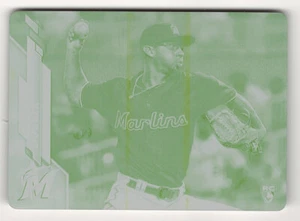 Placa de impresión amarilla Robert Dugger 2020 Topps serie 2 #d 1/1 Marlins - Imagen 1 de 2