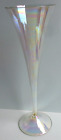 Iridescent  Glass.  Display Vase... Singleton.  9.5  ins tall